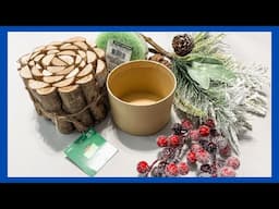 Rustic Christmas Centerpiece DIY || Christmas Decor DIY || Just 1 Quick Craft