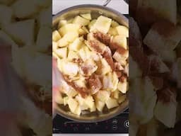 Easy Apple Crisp Recipe - LINK IN DESCRIPTION #recipe #shorts