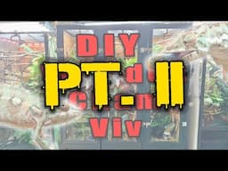 DIY Bioactive Wooden Cham Vivarium Pt. II (Furnishing The Enclosures)