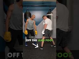 Boxing Power shots with footwork  #boxingtraining #boxing