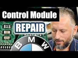 BMW Module Repair Replacing a 144pin Rom chip with Conformal Coating.