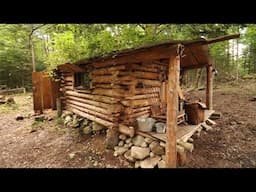 Off Grid Cabin In The Canadian Woods.