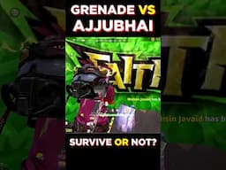 AJJUBHAI STUCK BETWEEN GRENADE | GARENA FREE FIRE #shorts