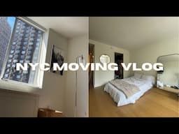 NYC MOVING VLOG 2 | move-in + organize with me!