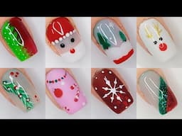 Best Holiday Nail Art Tutorials | Beautiful 8 Christmas Nail Inspo 🎅🏻🎄 #nailart #tutorial #christmas