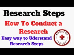 Research Steps In Urdu/Hindi | How To Conduct Research | Basics of Research Writing By Farman.