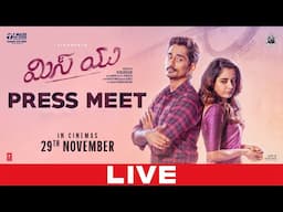 Miss You Movie Press-Meet LIVE | Siddharth | Ashika Ranganath | Ghibran | N.Rajasekar | YouWe Media