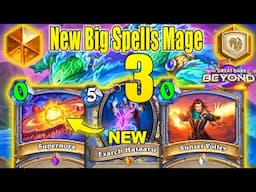 Best Big Spells Mage Deck 3 To Craft That's So Broken To Play At The Great Dark Beyond | Hearthstone