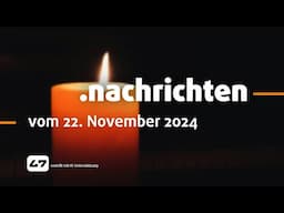 STUDIO 47 .nachrichten | 22.11.2024 | VERMISSTER AUS DUISBURG WURDE TOT AUFGEFUNDEN