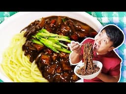 How to Cook The BEST KOREAN Jajangmyeon (Noodles in Black Bean Sauce)