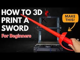 Step-by-Step Guide: How To Print a 3D Printed Sword