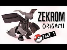 How to make an origami Zekrom (Part 1/2)