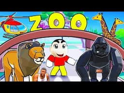 ROBLOX SHINCHAN RESCUED ENDANGERED ANIMALS in ROBLOX CHOP