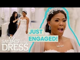 This Bride Just Got Engaged The NIGHT BEFORE Her Appointment! | Say Yes To The Dress