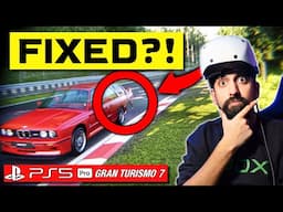 Honest Analysis - Is Gran Turismo 7 PSVR2 no longer BLURRY on PS5 Pro?