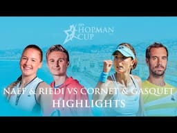 Céline Naef & Leandro Riedi vs Alizé Cornet & Richard Gasquet (Switzerland vs France) Hopman Cup