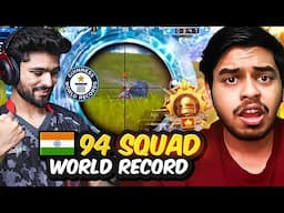 WORLD RECORD 94 SQUAD KILLS HIGHEST in 1 Match LoLzZz Gaming PUBG BEST Moments in PUBG Mobile