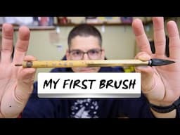 My first Japanese Calligraphy brush