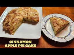 HOW TO BAKE CINNAMON APPLE PIE CAKE ,MERRY SAKURA TV