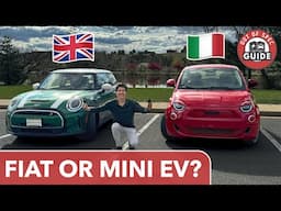 Best Small EV For America? - Fiat 500e vs. MINI Cooper SE