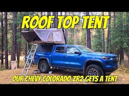 Our Chevy Colorado ZR2 gets a ROOFTOP TENT | Tuff Stuff Alpha 2 ROOFTOP TENT & ALU CAB roof rack