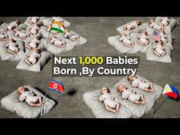 The next 1,000 babies will be born by Countries |  Birth by country per 1000 globally