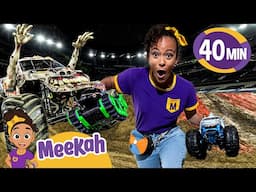 Meekah's Monster Truck Play Day | Vehicles With Meekah's | Educational Videos for Kids | Meekah