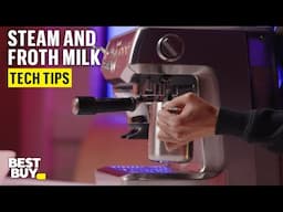 Steaming and Frothing Milk with the Breville Barista Express Impress – Tech Tips from Best Buy