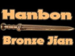 Hanbon King of Yue GouJian Early Dynasty Bronze Jian