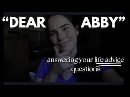 ASMR Answering Your Questions [How to be Social / He’s Too Good for Me] “DEAR ABBY”