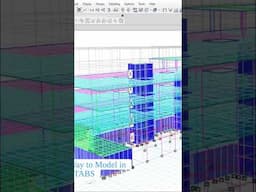 A Quick Way to Model in ETABS