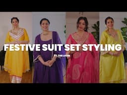 Styling 4 Suit Sets for Diwali 🪔 🤩