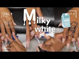 The ONE color every nail tech should have | Milky White Nails