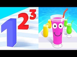 Number Master VS Juice Run - All Levels Gameplay Android iOS Ep 2