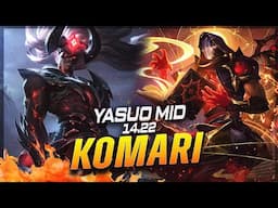 Komari - Yasuo vs Ryze MID Patch 14.22 - Challenger Yasuo Gameplay