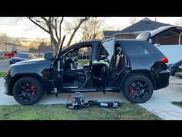 SRT Cherokee Painted Rotors and Interior Cleaning