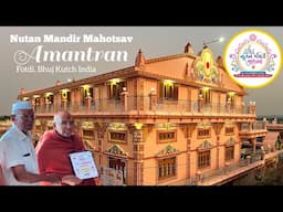 NUTAN MANDIR MAHOTSAV|Fotdi, Bhuj Kutch Invitation Video @bhujmandir @fotdimandir #bhuj #video