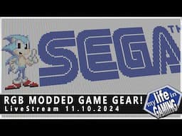 Game Gear Games on an RGB Modded Game Gear! :: LIVE STREAM