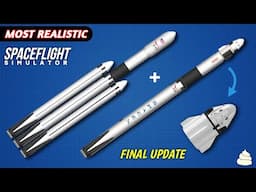 How To Build Most Realistic Falcon 9 In Spaceflight Simulator | Crew Dragon & Falcon Heavy Rocket