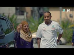 Lewis Hamilton visits SMK Seri Keramat