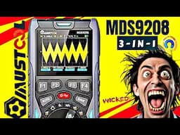 MUSTOOL MDS9208 3-1 Oscilloscope Multimeter Review & Teardown!