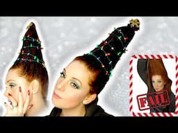 Christmas Tree Hair Tutorial - Hairstyle FAIL?