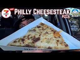 7 - Eleven® Philly Cheesesteak Pizza Review! 🧀🥩🍕| 1st Time Trying | theendorsement