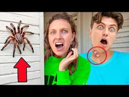 Carter Sharer GOT ATTACKED by a SPIDER!