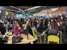 Nightlife in Sicily, Saturday Night at the Vibrant Fish Market Area 🎉 🇮🇹