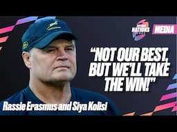 "IT WAS TOUGH"! RASSIE ERASMUS and SIYA KOLISI on beating ENGLAND at TWICKENHAM!