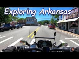 Exploring the back roads of Arkansas & historic places Can-am Spyder F3