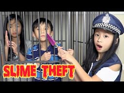 Pretend Play Police Kids Want to Go Jail