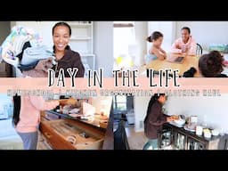 DAY IN THE LIFE | CLOTHING HAUL | KITCHEN ORGANIZATION | HOMESCHOOL