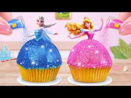 Disney Princess Cupcake👑Best Of Miniature Pull Me Up Cake Decorating Idea 👑 Mini Cakes